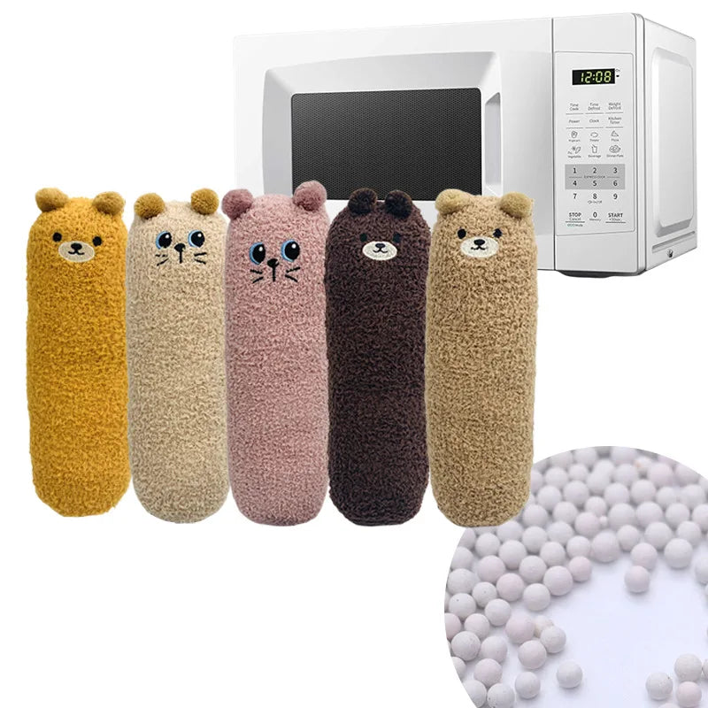 Warm Hug plush warmer supplier photo showing all five styles, microwave and natural clay bead fill