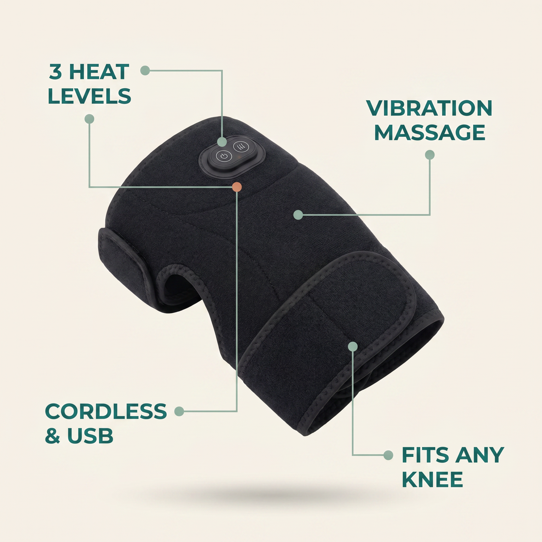 Knee Revive — Heated Vibration Knee Massager