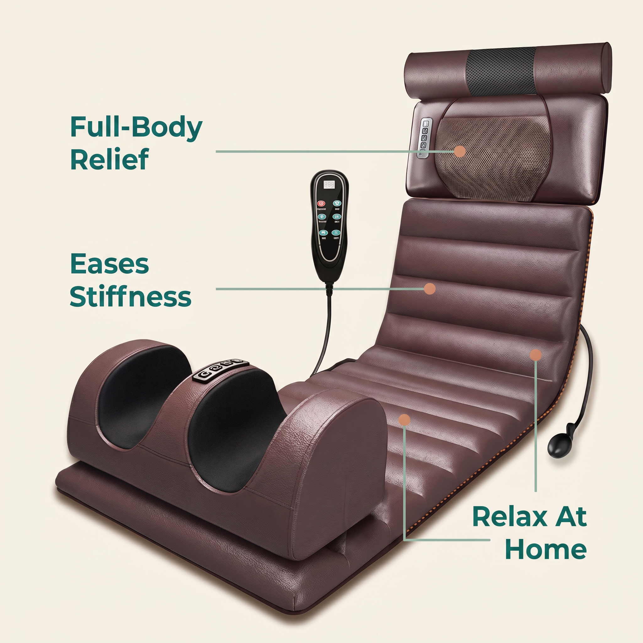 Limber Body Revive benefits: full-body relief, eases stiffness, relax at home