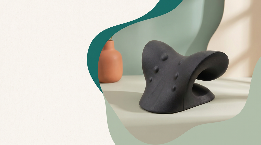 Limber Neck Restore — Google ad creative (16:9), on-brand