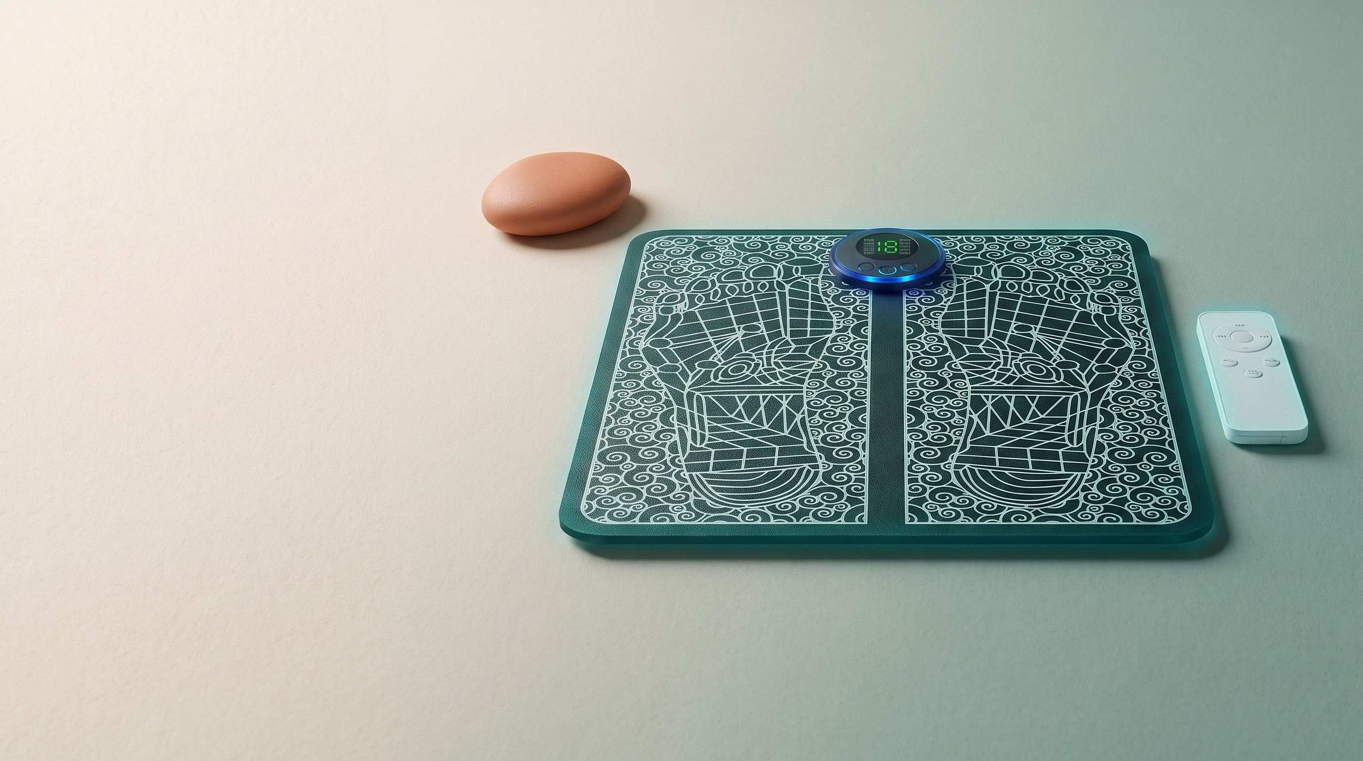 Foot Revive — Foot Massager Mat — Limber ad creative (16:9), on-brand